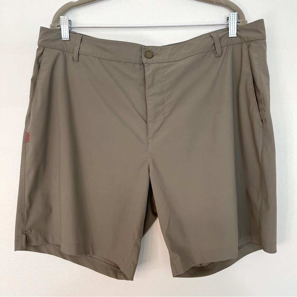 Rhone 8" Resort Short -- Sandalo, Size 38. 0015.